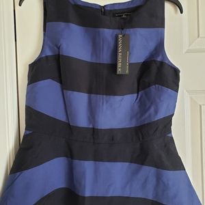 Banana Republic Rugby Striped Peplum Blouse